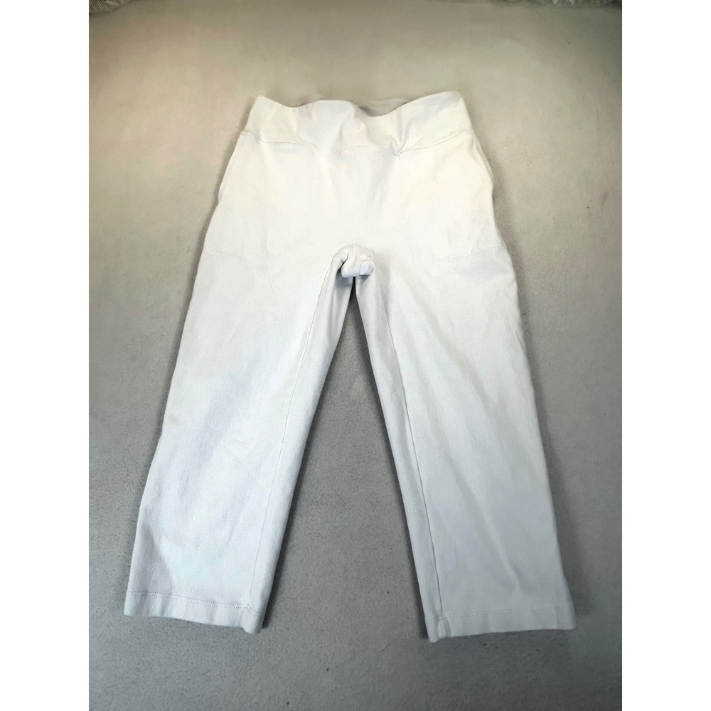 Women With Control Crop Pants Women 6P White Stretch